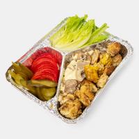 ساندویچ مغز با قارچ و پنیر