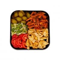 خوراک مرغ با بندری پرسی