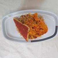 ته چین پلو با مرغ (سینه)