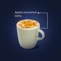 لاته سیب دارچین