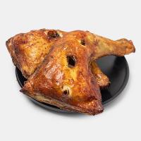 ران مرغ بریان دو تکه