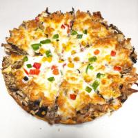 پیتزا چیکن گارلیک آمریکایی