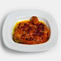 خوراک مرغ سس پز (ران)