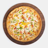 پیتزا مرغ و قارچ آمریکایی