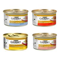 کنسرو گربه برند گورمت گلد 85 گرمی Gourmet gold