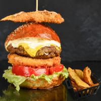 فت برگر (با سیب زمینی)