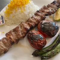 چلو کباب چنجه گوسفندی مخصوص