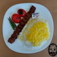 چلو کباب کوبیده ممتاز (یک سیخ)
