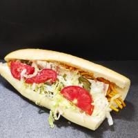 ساندویچ ماکارونی با ژامبون