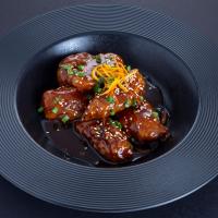 بال مرغ با سس پرتغال