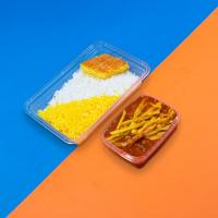 چلو خورشت قیمه سیب زمینی با گوشت بره