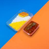 چلو خورشت قیمه بادمجان با گوشت بره گوسفندی