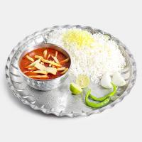 چلو خورشت قیمه سیب زمینی