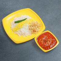 چلو خورشت قیمه سیب زمینی