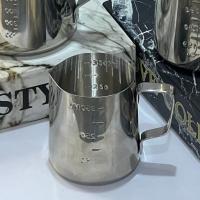 پیچر استیل دسته دار مدرج 350 میلی لیتر