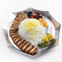 چلو کباب لقمه نگین دار