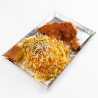 شیرین پلو با مرغ ران