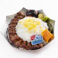 چلو کباب کوبیده معمولی