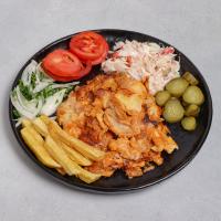 کباب ترکی مرغ (پرسی) یک نان کباب ترکی (300 گرم مخصوص 1-2 نفر) - ترک دنر (ستارخان)