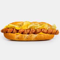 ساندویچ هات داگ چیپس و پنیر