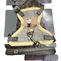 قلاده لباسی گربه طوسی 