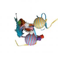 اسباب بازی توپ لاکچری پردار و بسیار خوشرنگ وجذاب مخصوص پت