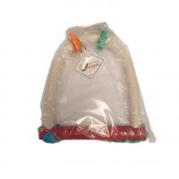 اسباب بازی چوبی حلقه ای کنفی مخصوص پرنده با رنگ طبیعی و خوراکی