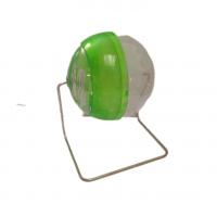 چرخ و فلک شیشه ای طرح‌ پایه فلزی مخصوص همستر و جونده کوچک