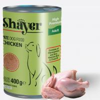 کنسرو سگ مرغ ۴۰۰ گرمی شایر