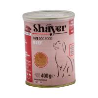 کنسرو سگ گوشت ۴۰۰ گرمی شایر