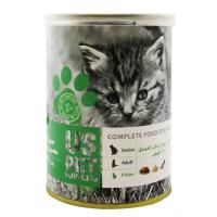 کنسرو بچه گربه یو اس پت طعم مرغ و اردک و کدو تنبل 430 گرم