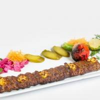 خوراک کباب لقمه زعفرانی نگین دار