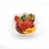 خوراک مرغ سرخ شده