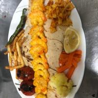 خوراک میگو کبابی