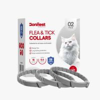 قلاده ضد کک و کنه گربه برند bonnest بونست 2 عددی