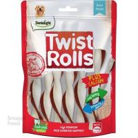 تشویقی سگ مدل twist rolls باطعم گوشت برند dentalight