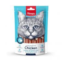 تشویقی گربه ونپی مدل ساندویچ مرغ وماهی کاد