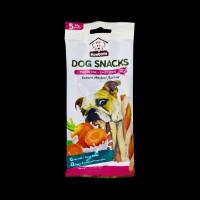 تشویقی سگ مدل اسنک نرم طعم هویج برند How Bone هاو بن 5عددی 80 گرمی