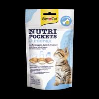 تشویقی بچه گربه اسنک nutri pockets میکسGim cat جیم کت 60 گرمی