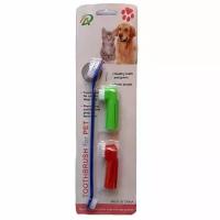 ست مسواک سگ و گربه مدل دوطرفه