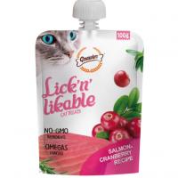 پودینگ گربه بالغ طعم سالمون و کرن بری Gnawlers گناولزوزن