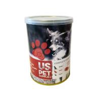 کنسرو سگ بالغ گوشت خالص برند us pet یو اس پت 400 گرمی