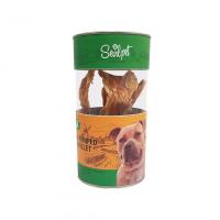 تشویقی طبیعی سگ طعم فبله نواری مرغ برند Sevil pet سویل پت