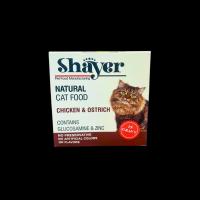 کنسرو گربه بالغ مدل نچرال طعم مرغ و شترمرغ برند شایر 110 گرم