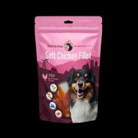 تشویقی سگ طعم فیله مرغ نرم برند Hapoo meal هاپومیل 100 گرمی