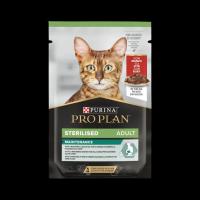 پوچ گربه بالغ عقیم شده یوریناری طعم گوشت در سس Proplan پروپلن