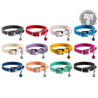 قلاده گردنی گربه سایز صفر طرح چرم برند Ninapet نیناپت