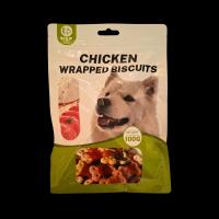 تشویقی سگ بیسکوئیت دور پیچ طعم مرغ برند N4P ان فور پی