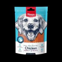 تشویقی سگ بالغ جرکی نرم رشته ای طعم مرغ ونپیWanpy وزن 100 گرم