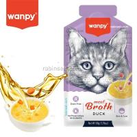 سوپ گربه طعم اردک برند wanpy ونپی